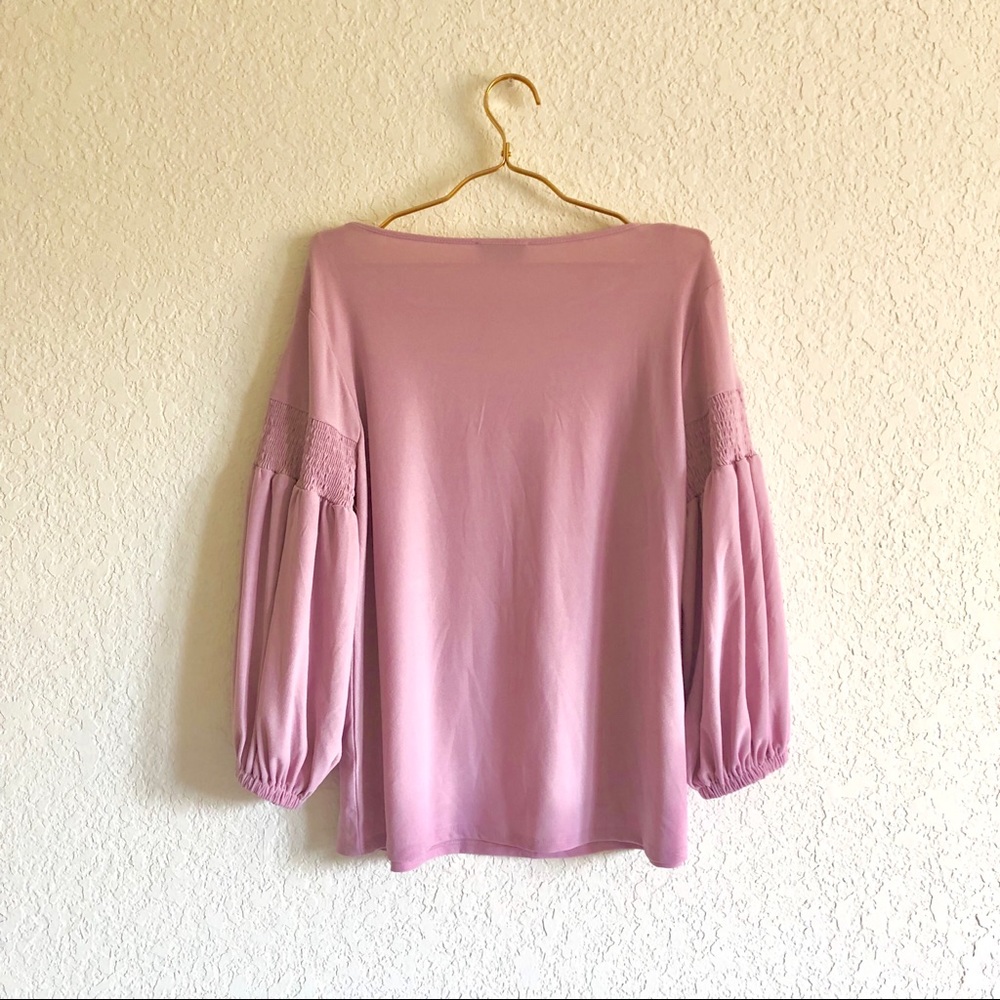 CeCe Plus Dusty Rose Puff Sleeve Blouse 💕 - Picture 7 of 8